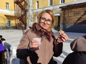 Масленичные гуляния в Амурском педагогическом колледже