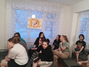 Праздничное мероприятие в общежитии