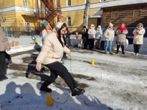 Масленичные гуляния в Амурском педагогическом колледже