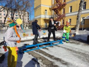 Масленичные гуляния в Амурском педагогическом колледже