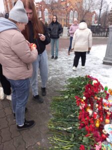 В память о погибших в Подмосковье