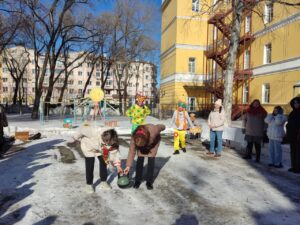 Масленичные гуляния в Амурском педагогическом колледже