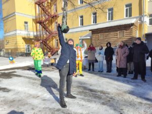 Масленичные гуляния в Амурском педагогическом колледже