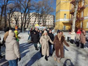 Масленичные гуляния в Амурском педагогическом колледже