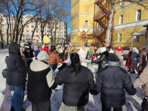 Масленичные гуляния в Амурском педагогическом колледже